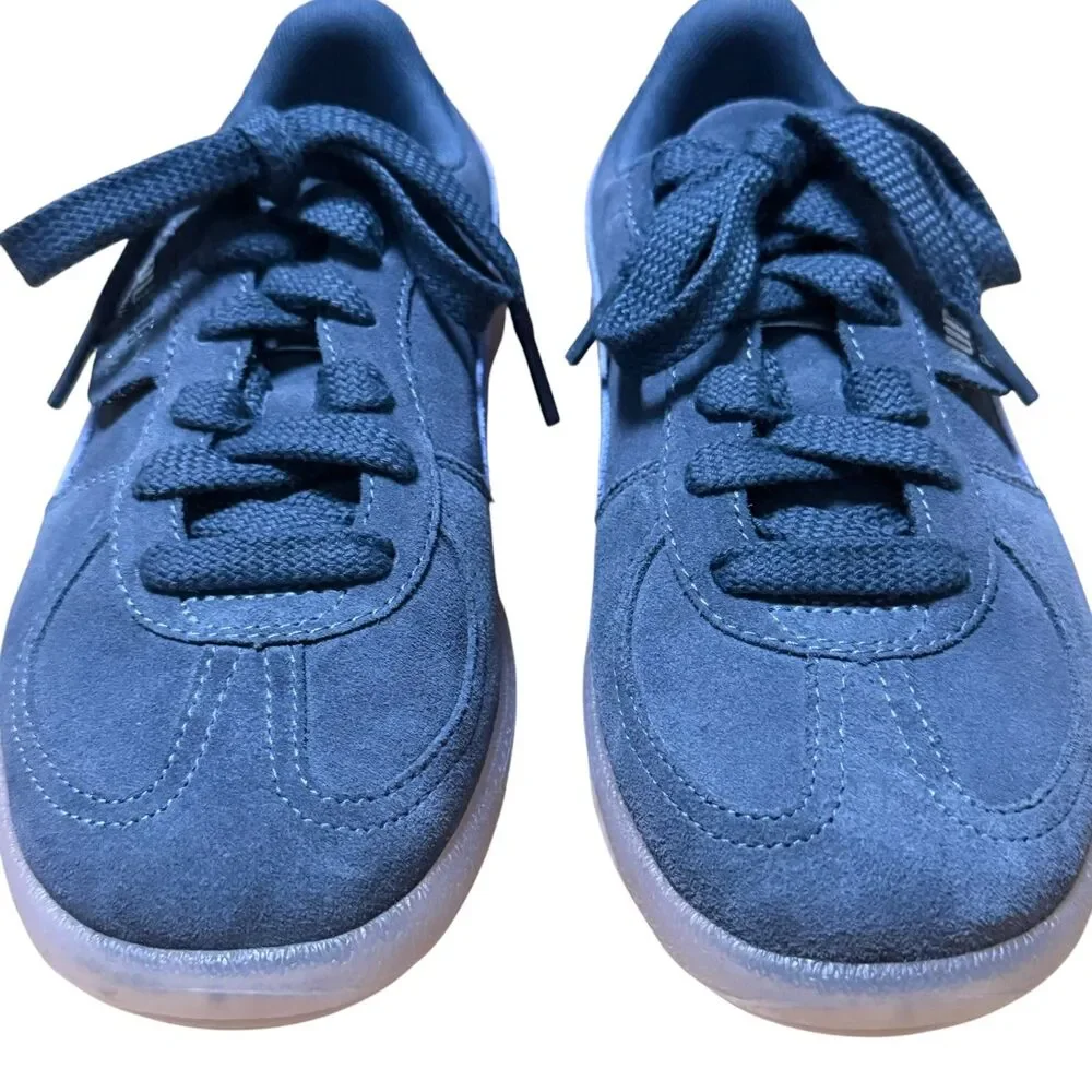 Puma Palermo Blue Suede Women Sneakers Size 7 Shoes